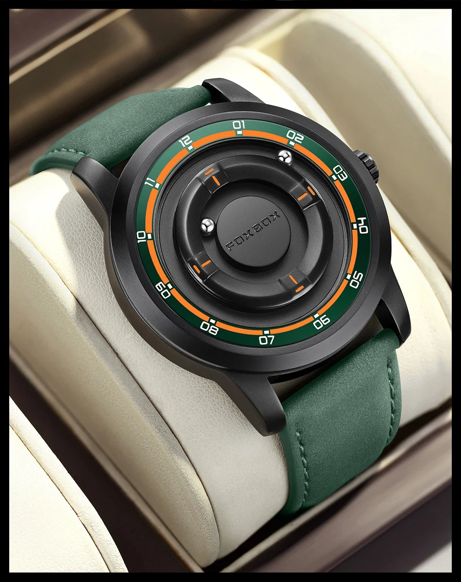 vastara foxbox magnetic watch trade in creative models watch 8 - classic unisex timepiece with waterproof (USA)