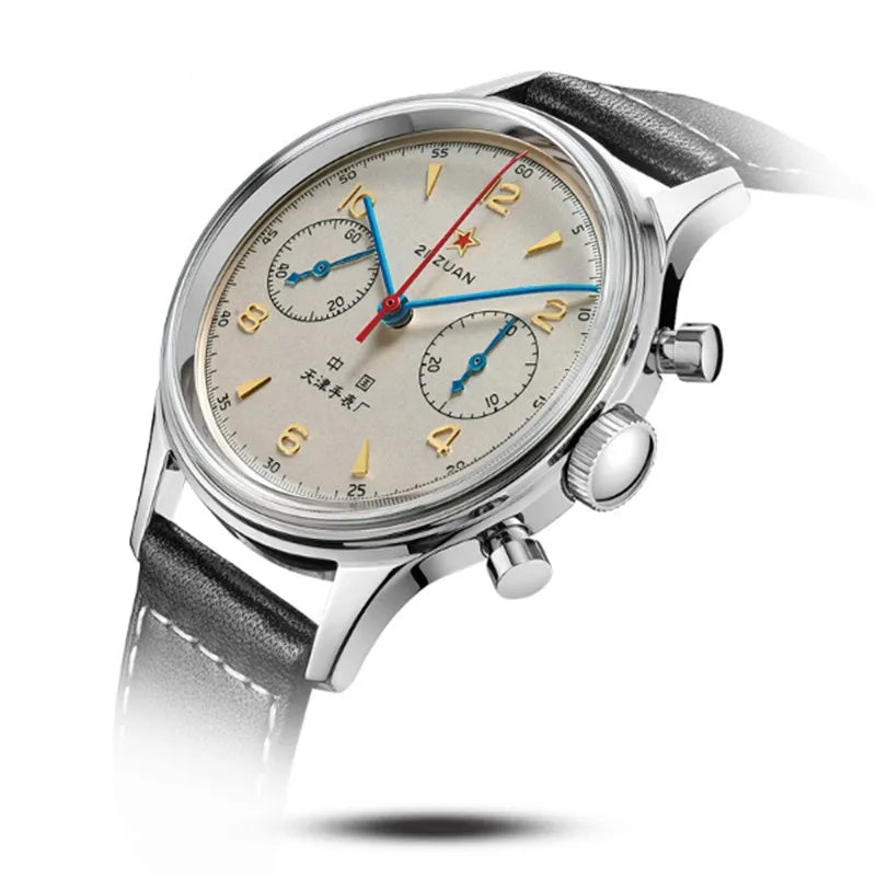 New Men's Watch Pilot 1963 Aviation Timing Men's Fashionable Waterproof Sports Wristwatch - Product Image 5