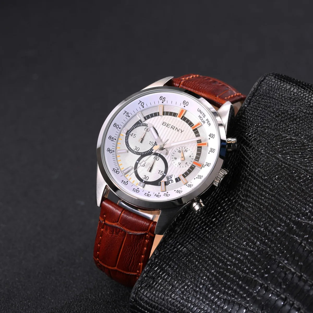 unisex sports watch vastara berny 's multifunction chronograph luminous cool sports - sports timepiece with white dial (USA)