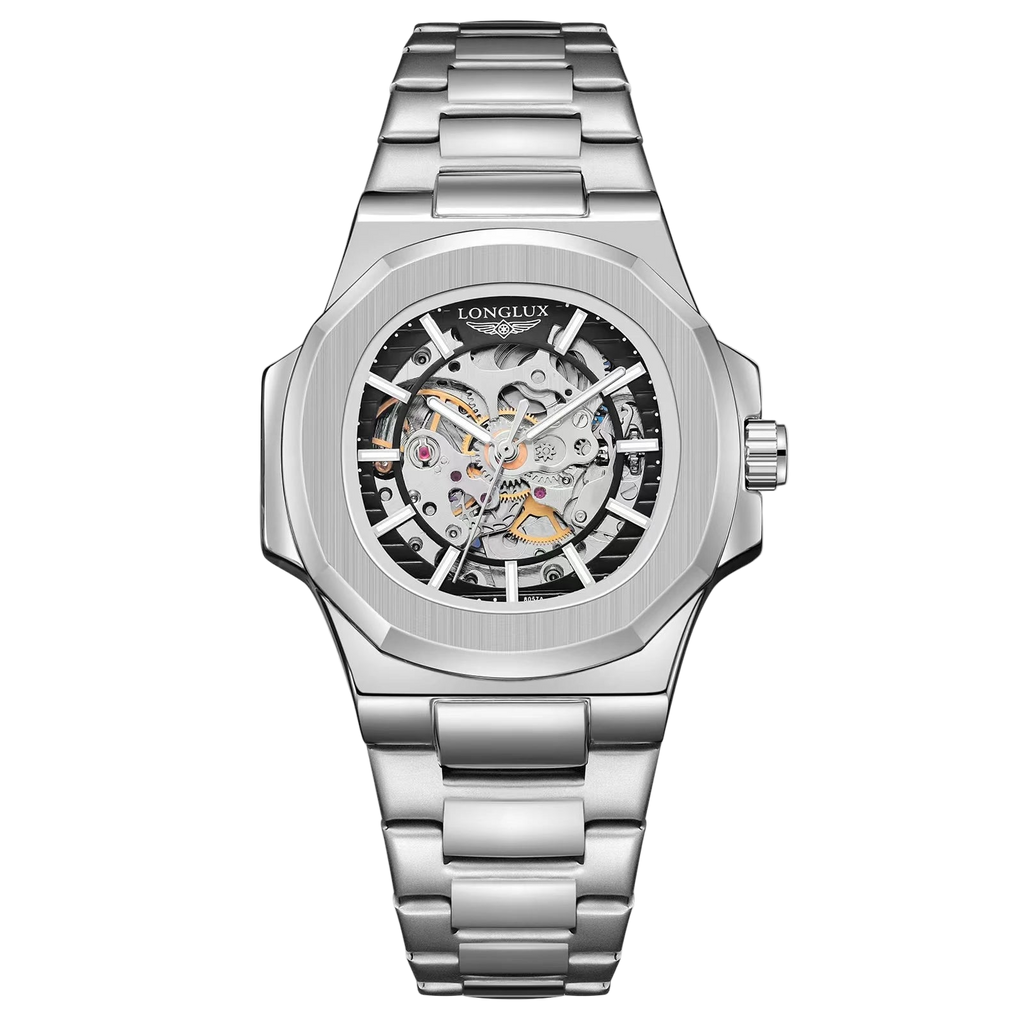 vastara - steelcrest phantom automatic watch watch 9 - formal unisex timepiece with waterproof (USA)