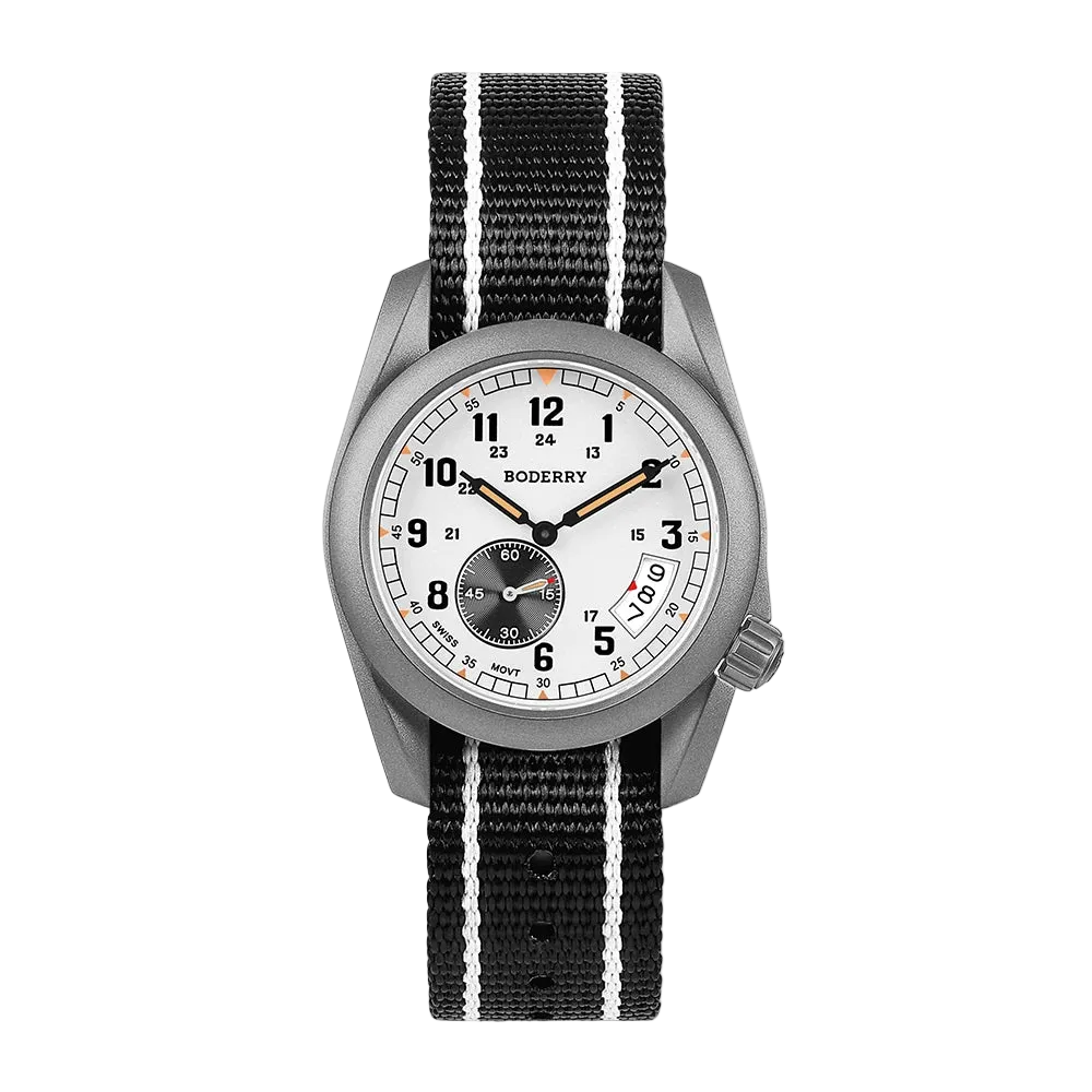 Boderry Field Watch Titanium Quartz Watches - Product Image 23