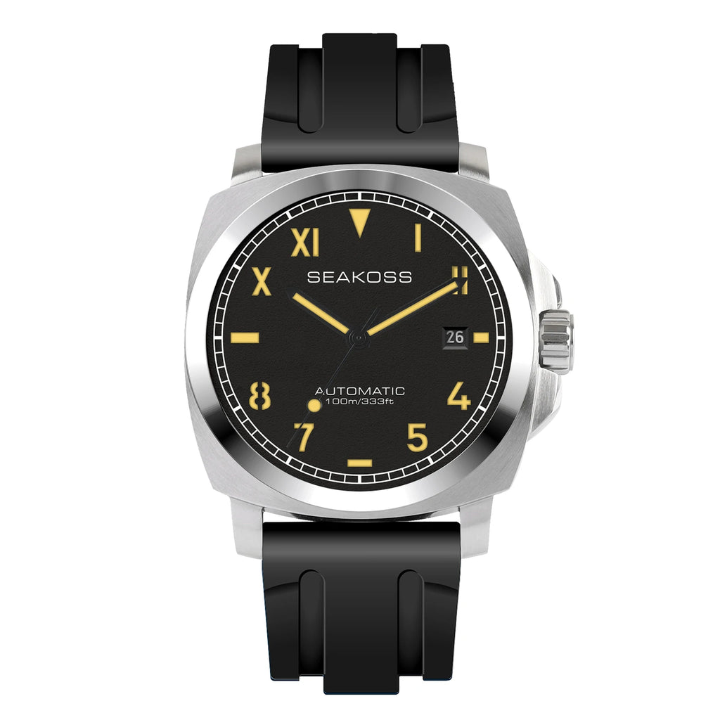vastara seakoss 10bar diving es st1612 seagull 304l super luminous calendar 40mm sapphire watch 27 - classic unisex