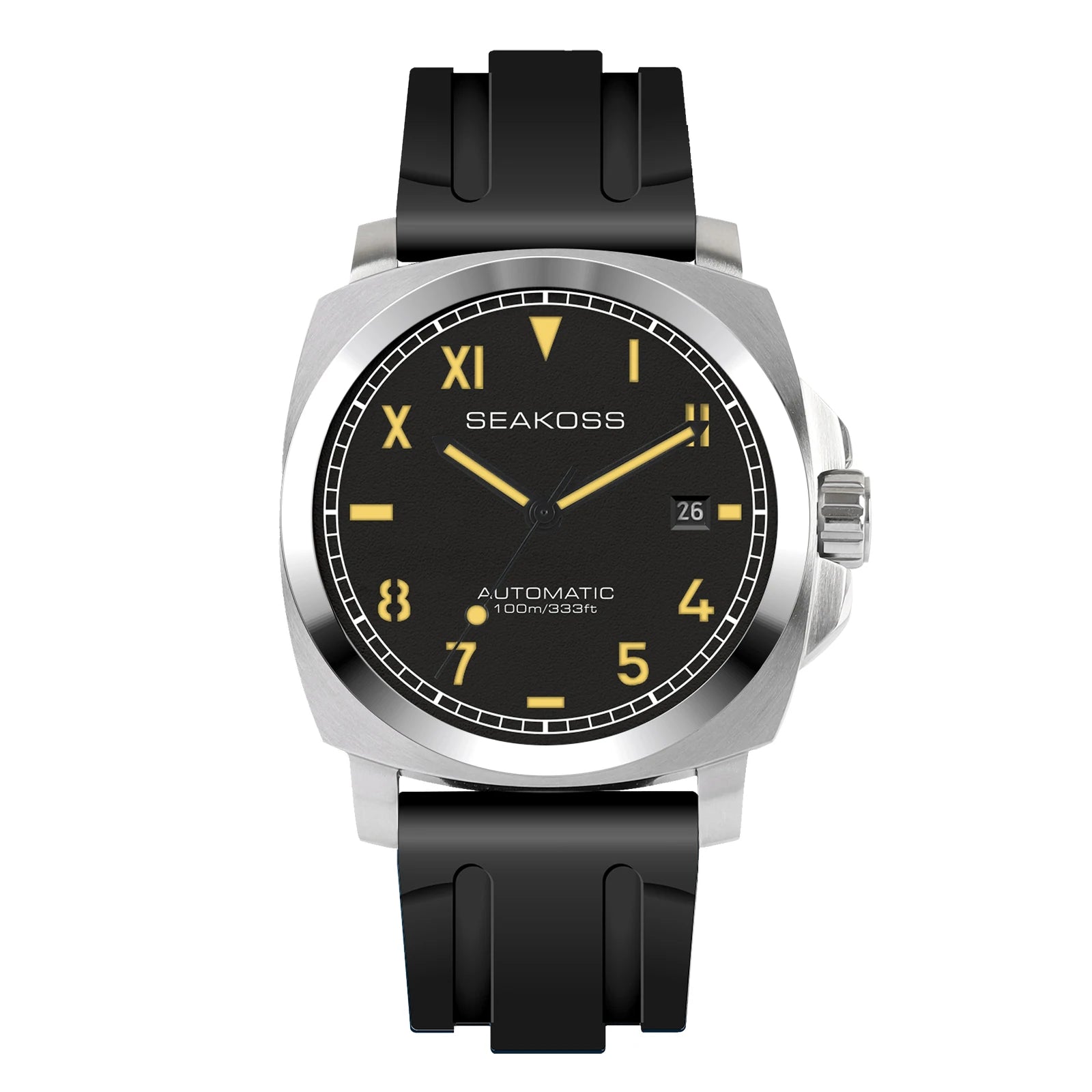 vastara seakoss 10bar diving es st1612 seagull 304l super luminous calendar 40mm sapphire watch 27 - classic unisex