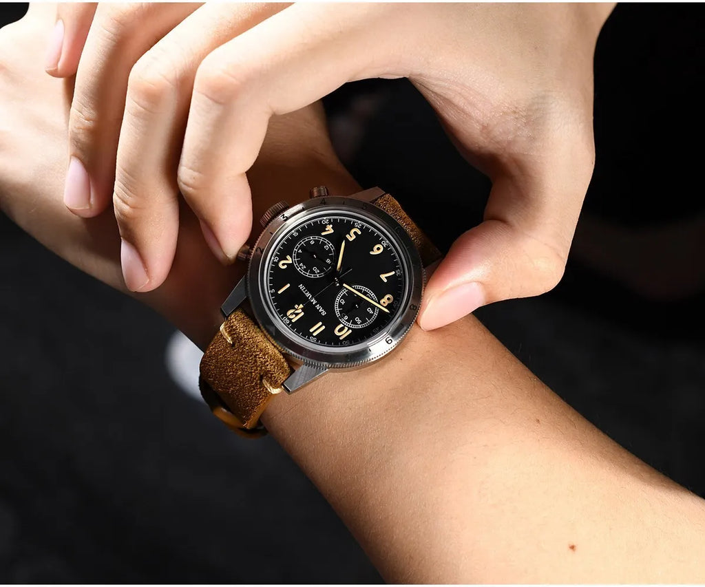 San Martin .mm Vintage Men Watch Military Style VK - Product Image 13