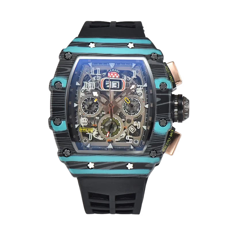 vastara - vortexedge quartz sport watch - casual unisex watch with stainless steel in neutral stainless steel (USA)