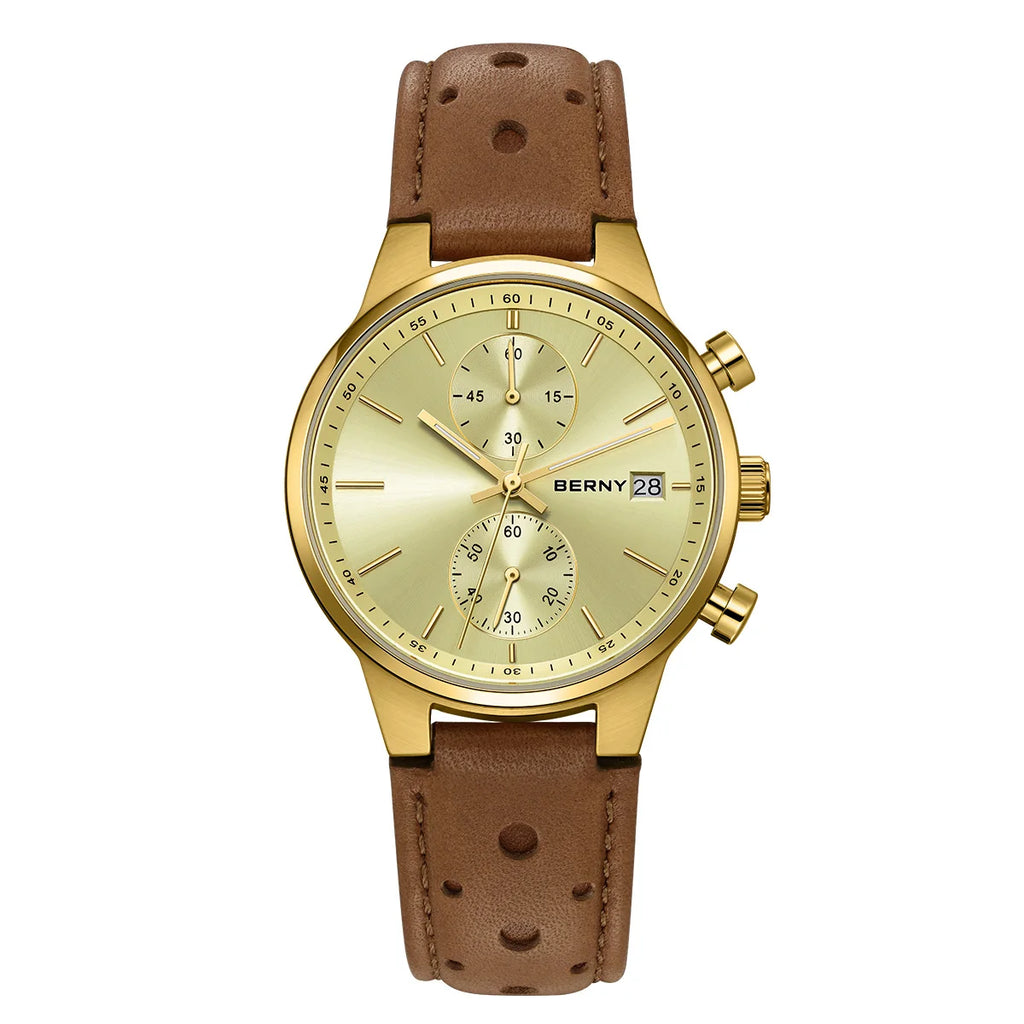 vastara - men's chronograph watch with luminous display watch 28 - casual unisex timepiece with chronograph (USA)