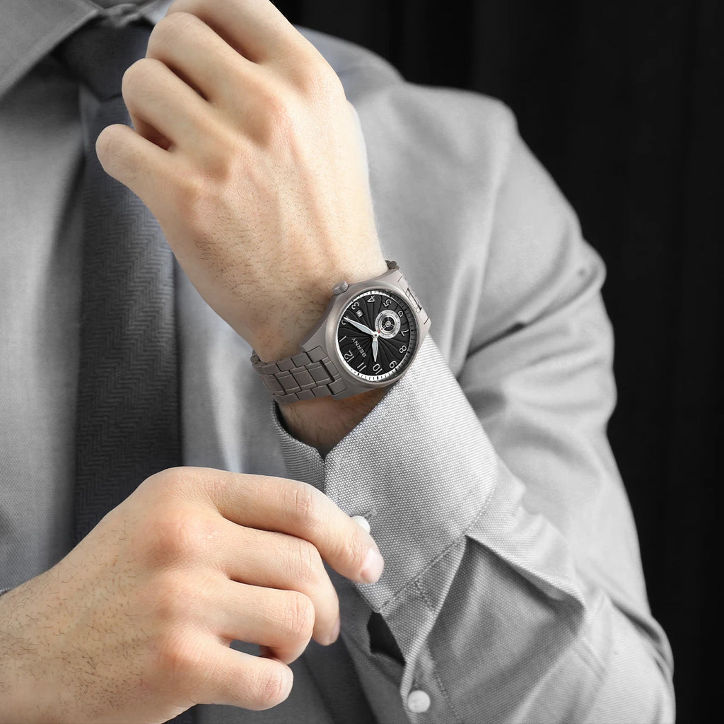 vastara berny full titanium super luminous with sapphire st1731 watch 32 - classic unisex timepiece with stainless steel