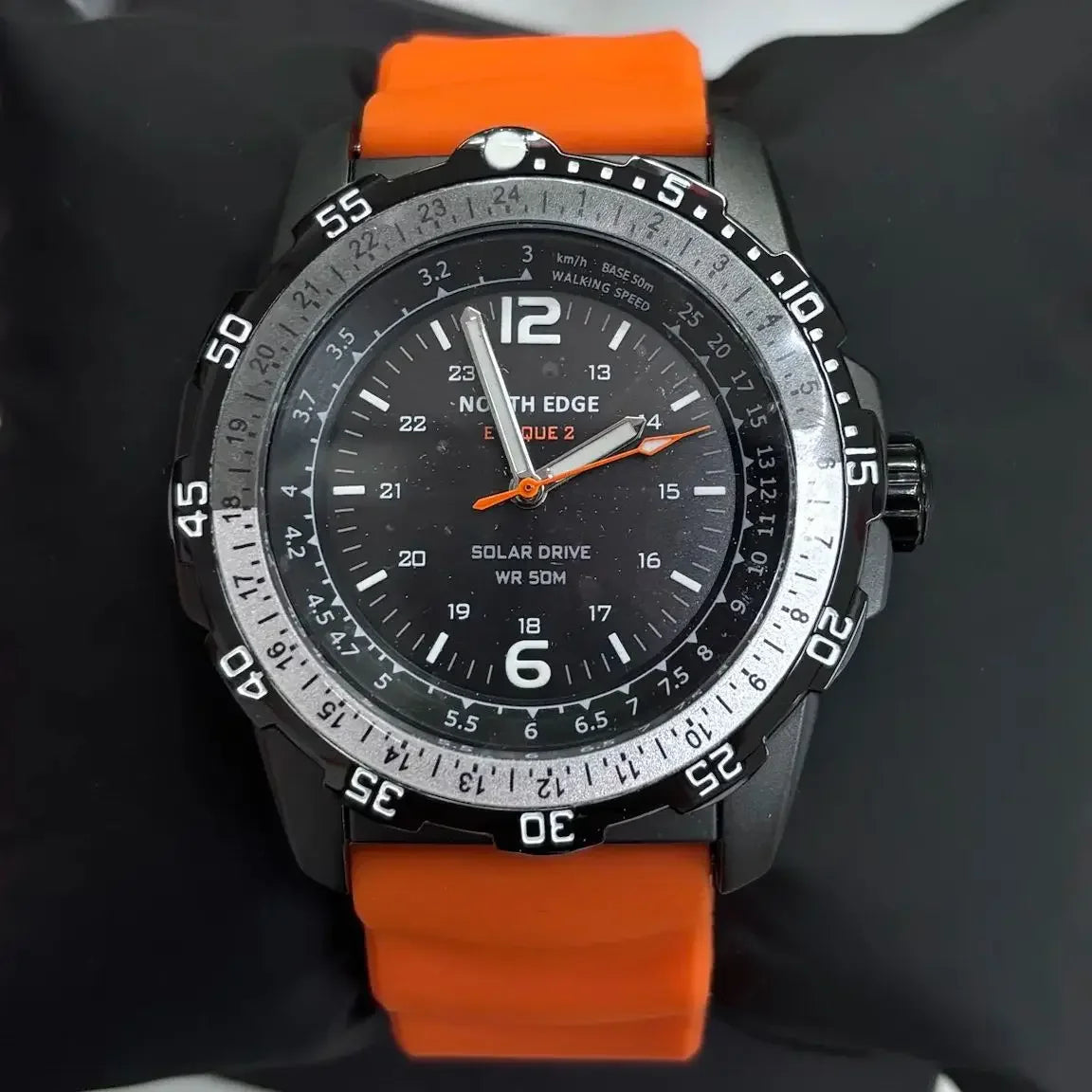 vastara able north edge evoque 2 digital military 50m 's sport wristes solar power luminous enviortally watch detail -