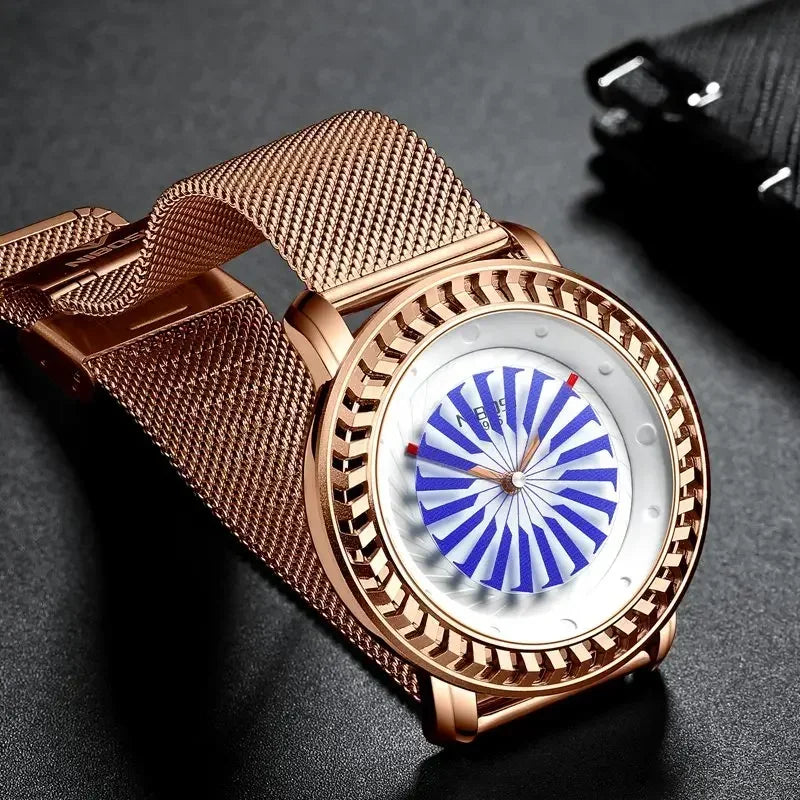 unisex casual watch vastara - nibosi luxury stainless steel men's quartz watch - daily wear timepiece with neutral dial (USA)