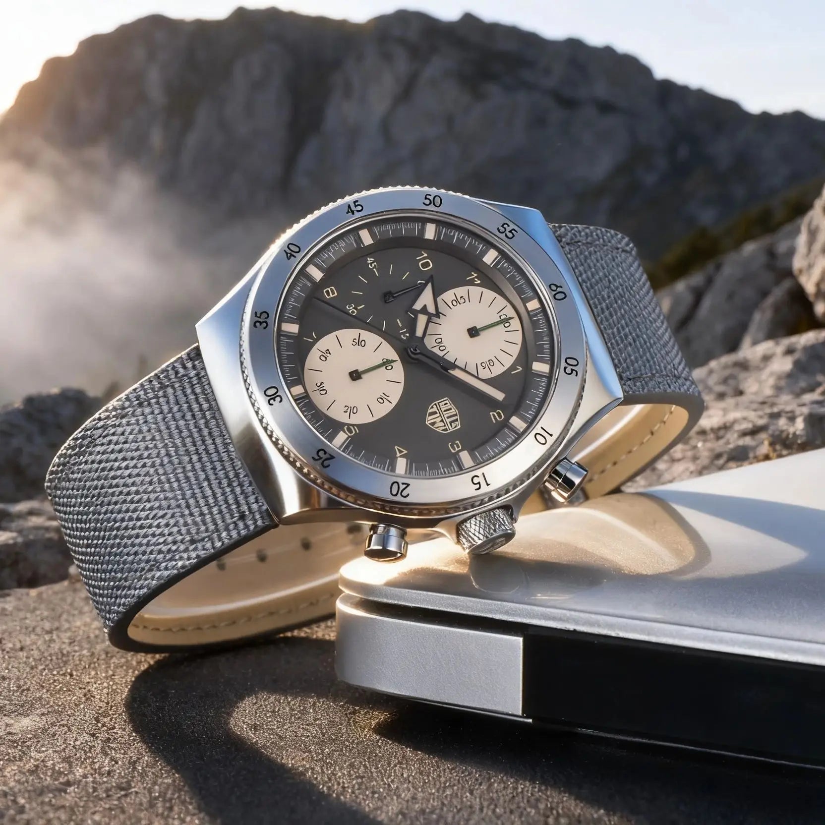 VASTARA vastara rollstimi 's es chronograph for gift sapphire mirror stainless steel unisex timepiece - chronograph