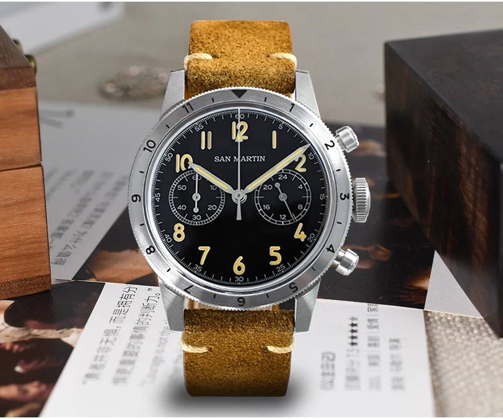 San Martin .mm Vintage Men Watch Military Style VK - Product Image 7