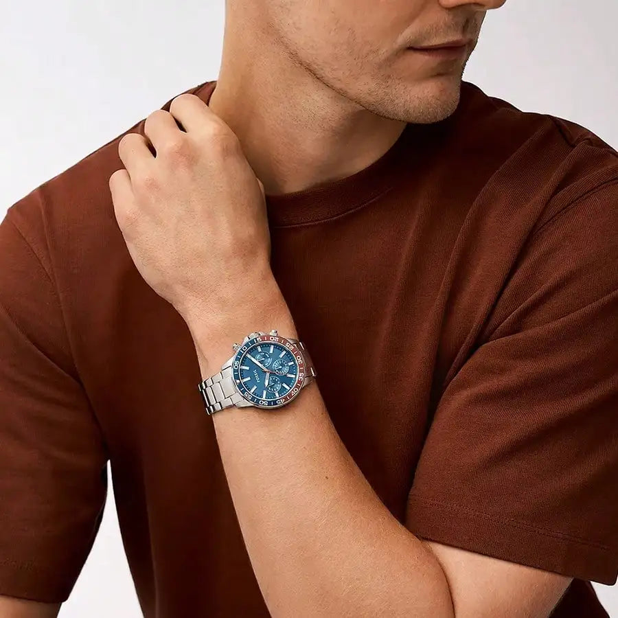 vastara - fossil men's modern multifunction stainless steel watch watch 5 - casual unisex timepiece with waterproof (USA)