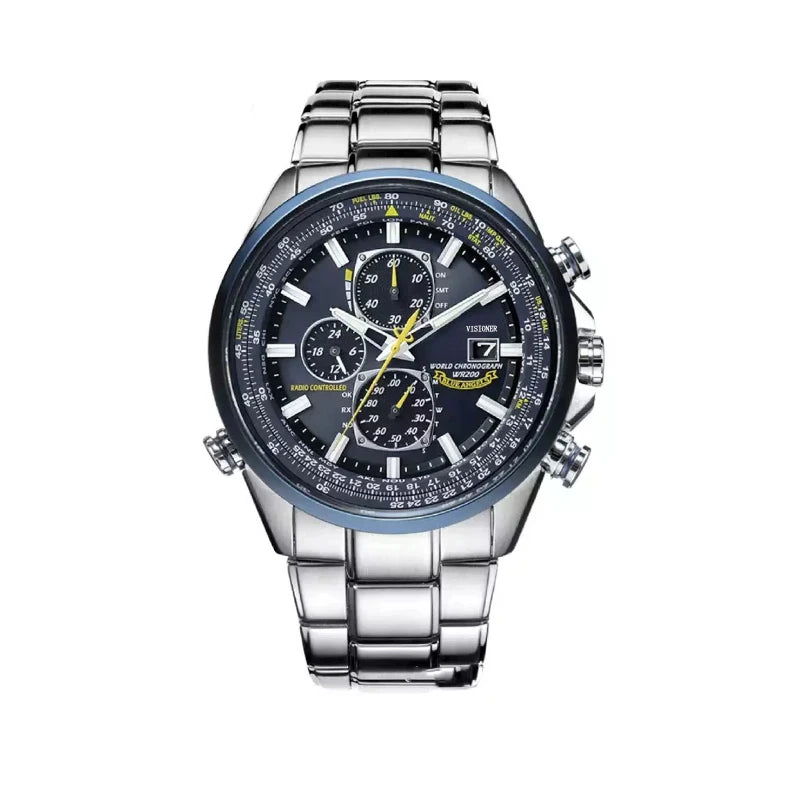 vastara luxury men’s quartz watch watch 16 - casual unisex timepiece with chronograph (USA)