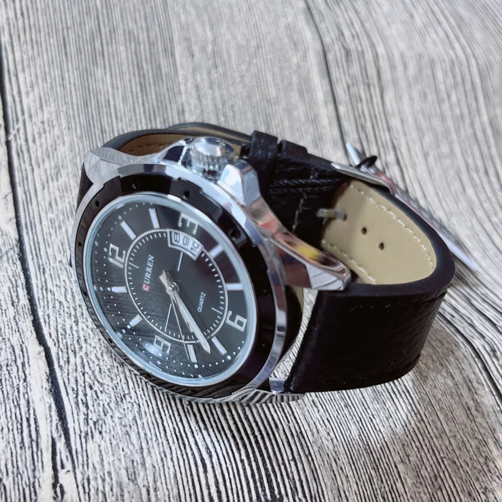 vastara - curren watch men watch 12 - modern unisex timepiece with waterproof (USA)