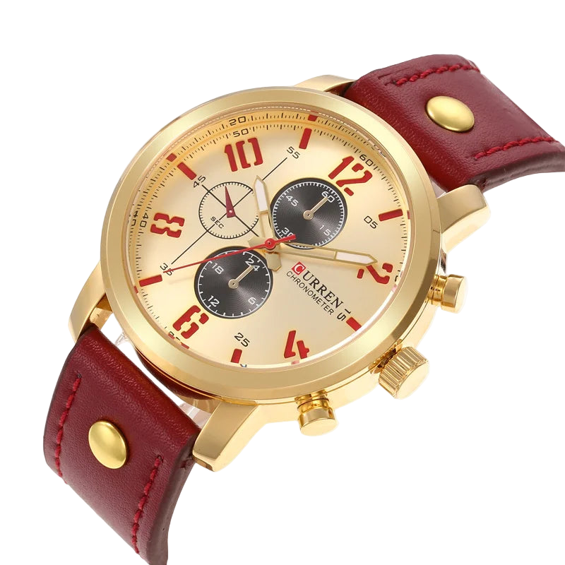 vastara - curren watch men watch 33 - modern unisex timepiece with waterproof (USA)