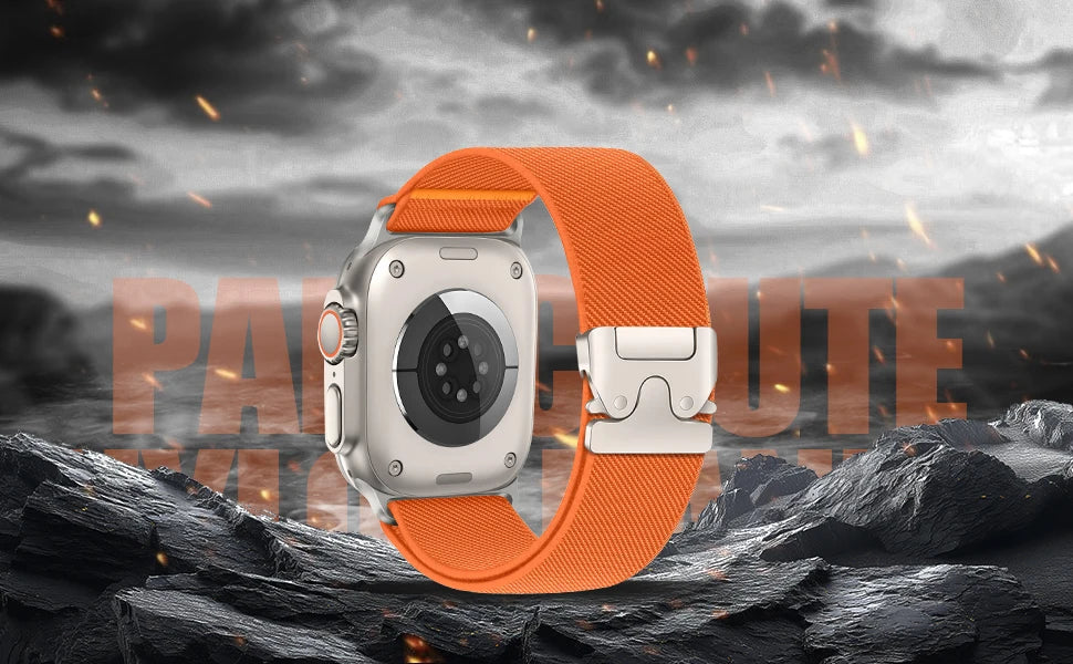 Parachute Straps For Apple Watch ultra 2 Band 49mm 45mm 46mm 44mm 42mm 40mm 41mm correa Bracelet IWatch Series 10 9 8 7 6 ...