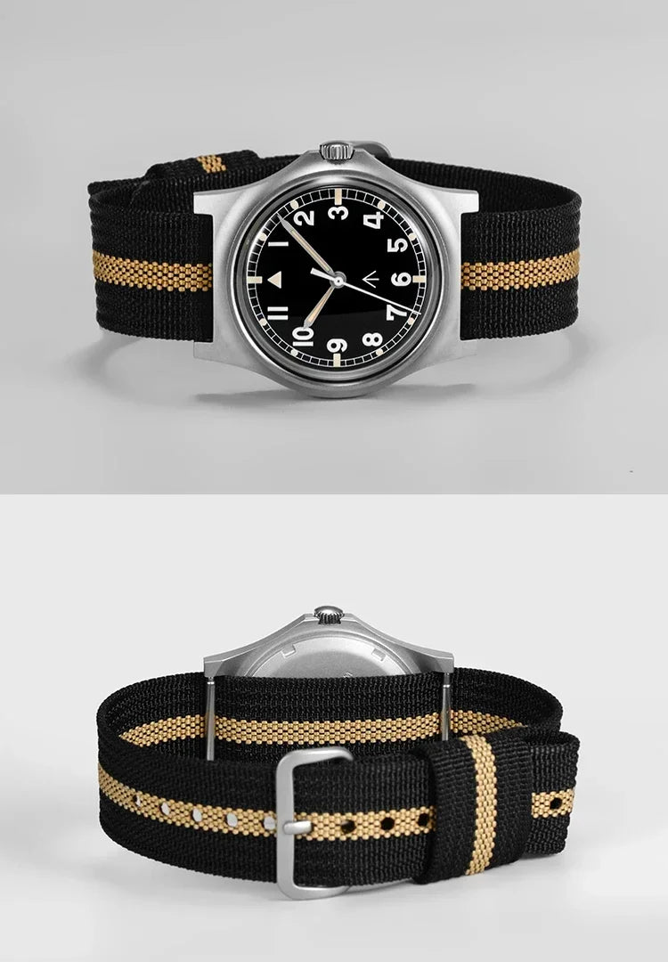 RDUNAE RA Quartz Watch Retro Military L Stainless - Product Image 28