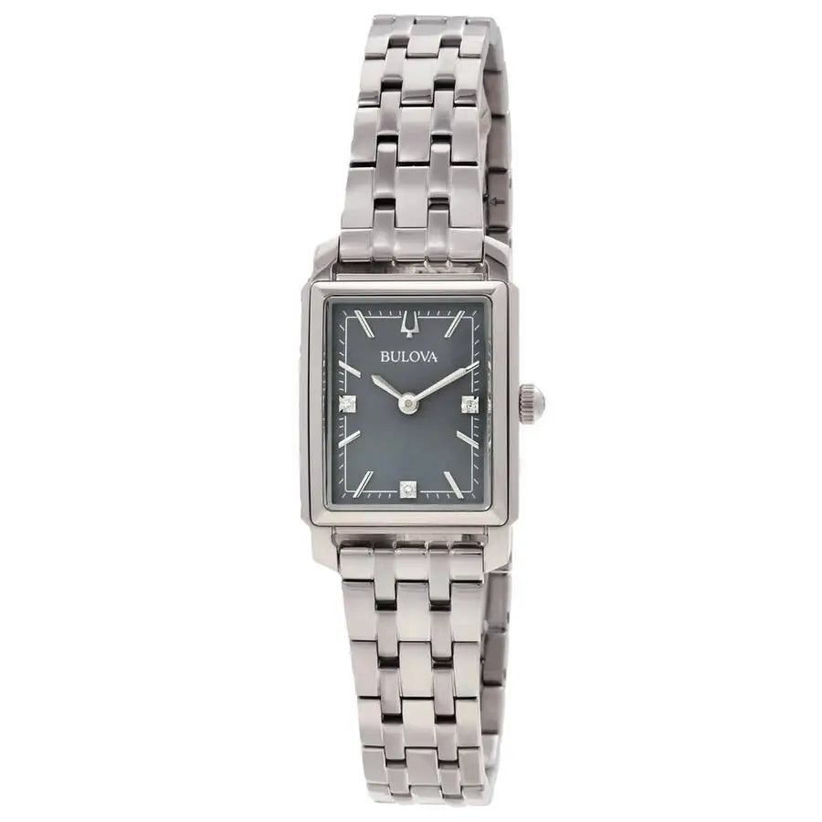 Bulova | Sutton Quartz Grey Dial Ladies Watch P - Luxury Watch with precision timepiece