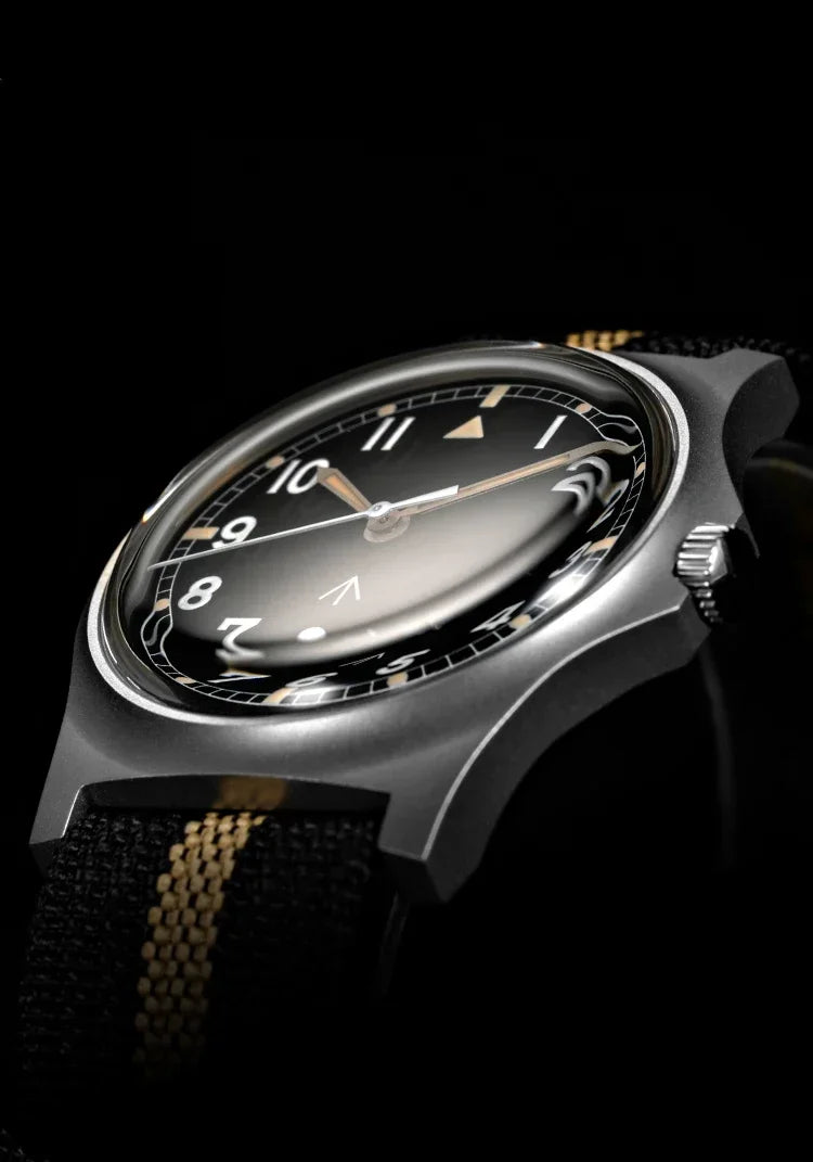 RDUNAE RA Quartz Watch Retro Military L Stainless - Product Image 12