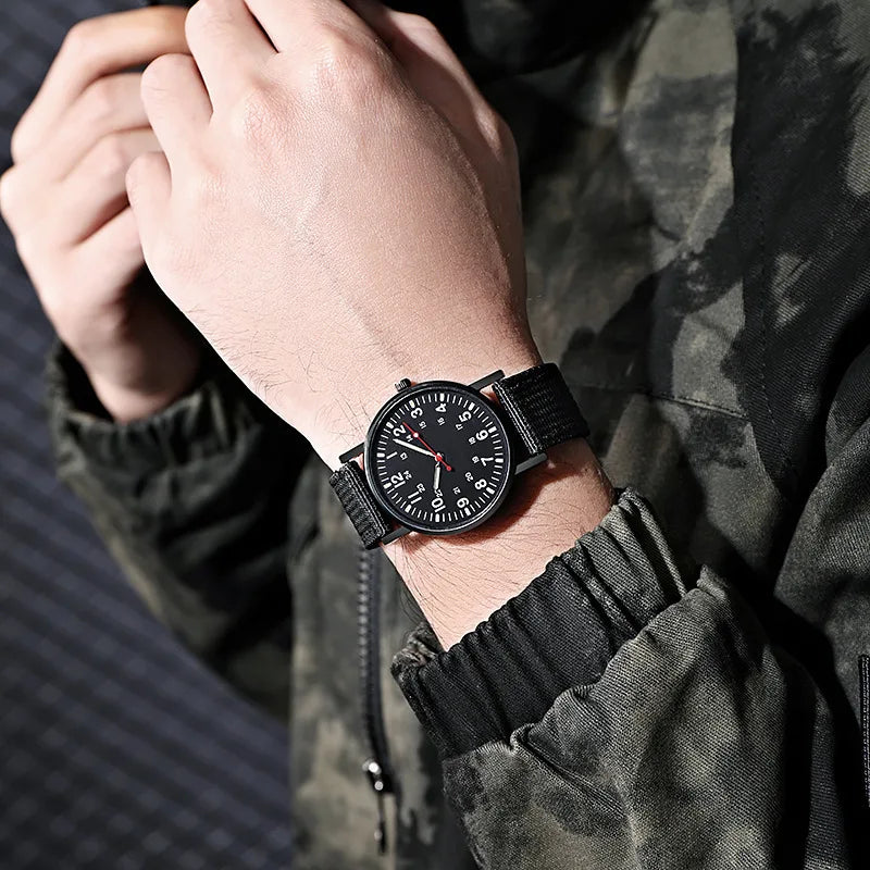 VASTARA vastara s nylon es army military calendar date relogio masculino reloj hombre unisex timepiece - stainless steel