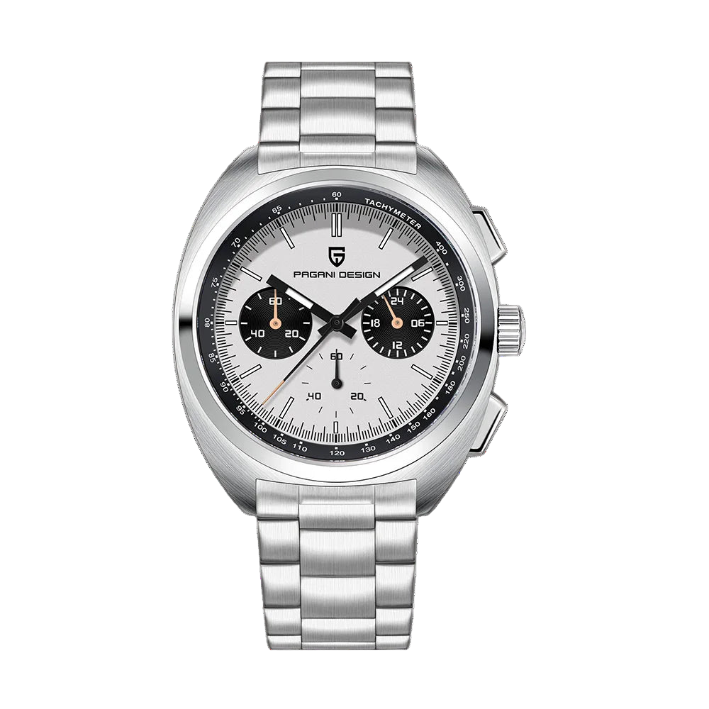 vastara luxury men’s chronograph – sapphire stainless steel watch 30 - casual unisex timepiece with chronograph (USA)