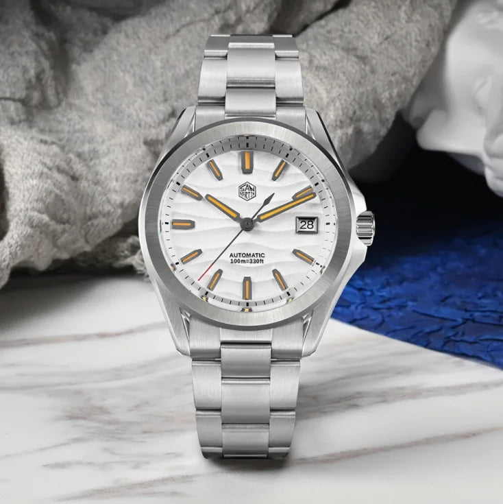 San Martin Men Automatic Watch mm Mechanical - Luxury Watch with precision timepiece