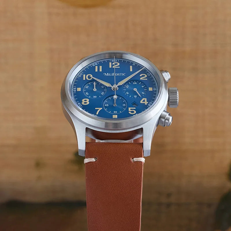 Milifortic Men's Solar Chronograph Sapphire Watch - Product Image 4