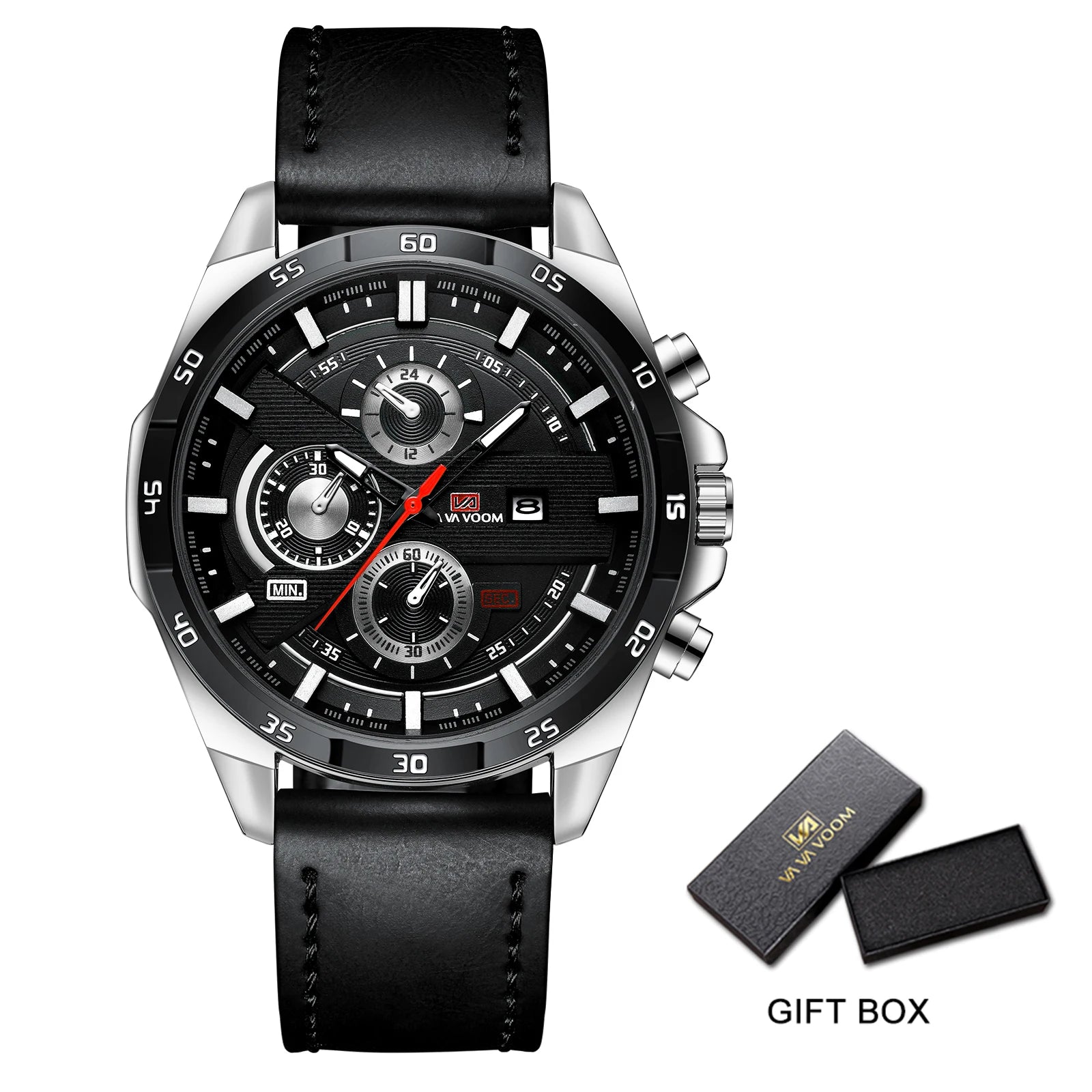 2023 New Arrival Pilot Series Moderno Speed Watches Mens Sport Reloj Hombre Male Para Military Army Leather Wrist Watch Fo...