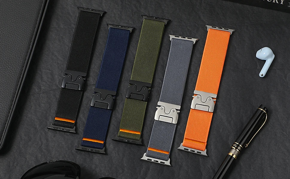 Parachute Straps For Apple Watch ultra 2 Band 49mm 45mm 46mm 44mm 42mm 40mm 41mm correa Bracelet IWatch Series 10 9 8 7 6 ...