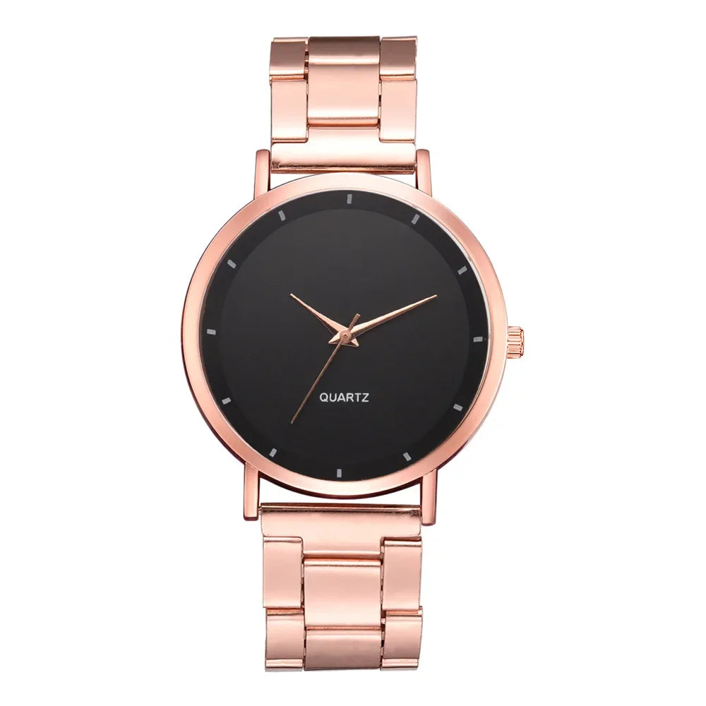 vastara rose gold women’s luxury watch – fashion business watch 38 - casual unisex timepiece with stainless steel (USA)