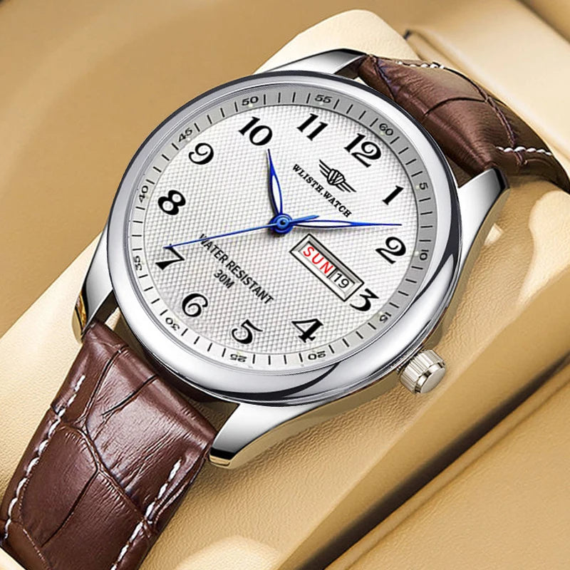 vastara - vintageglow ultra thin business quartz watch watch 5 - elegant unisex timepiece with waterproof (USA)