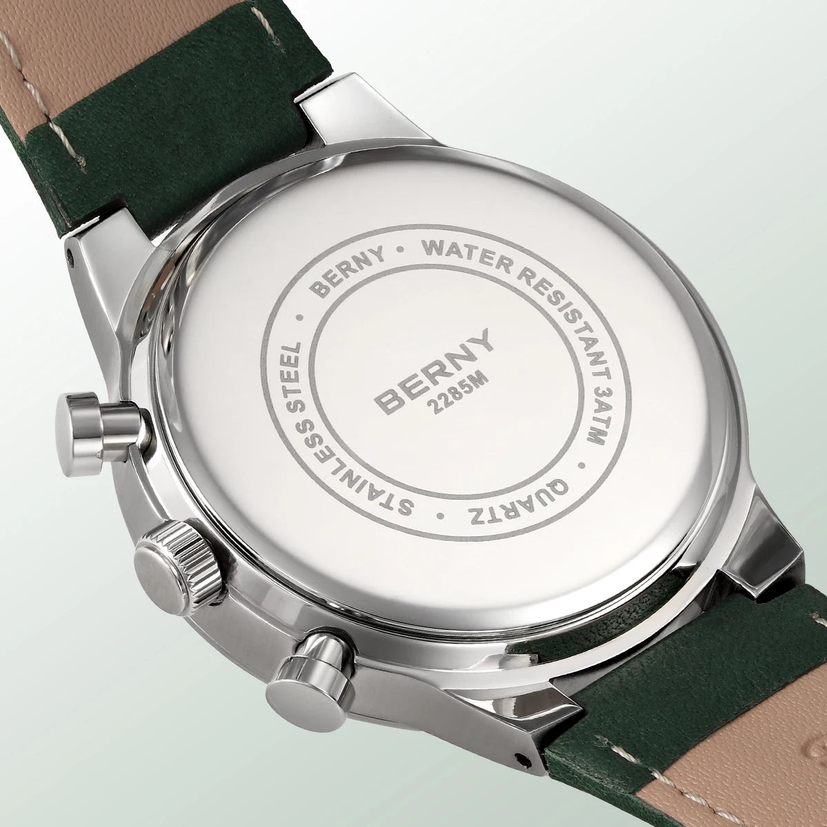 vastara - men's chronograph watch with luminous display watch 10 - casual unisex timepiece with chronograph (USA)