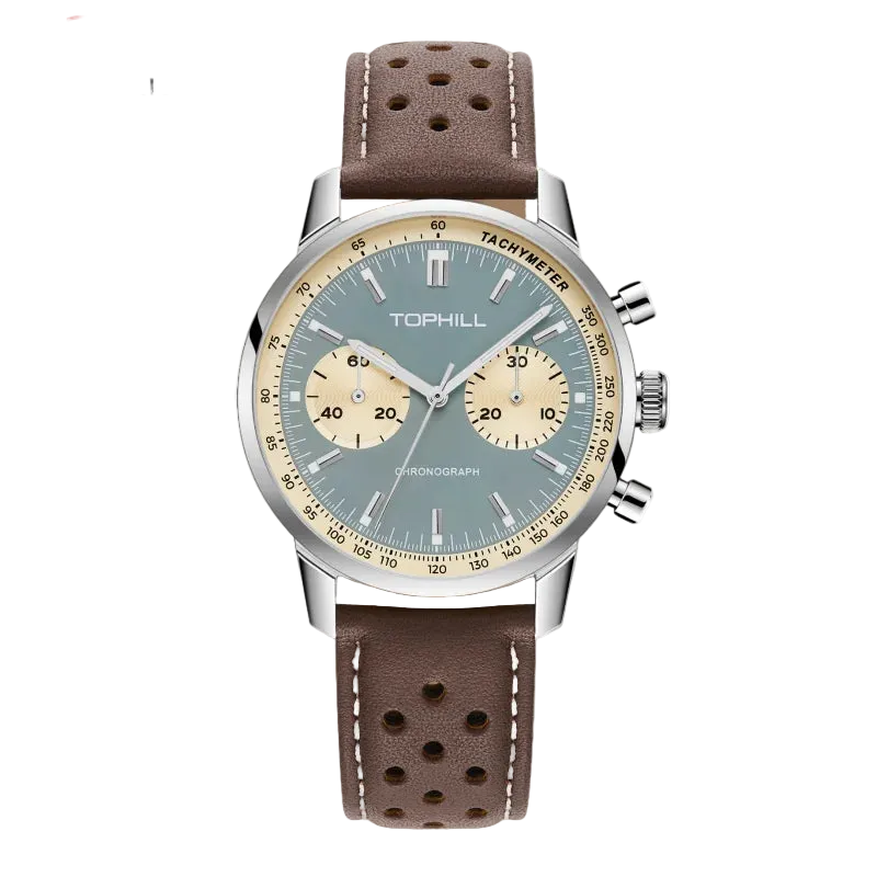 TOPHILL Chronograph Watch Racing Watch Seagull - Luxury Watch with precision timepiece