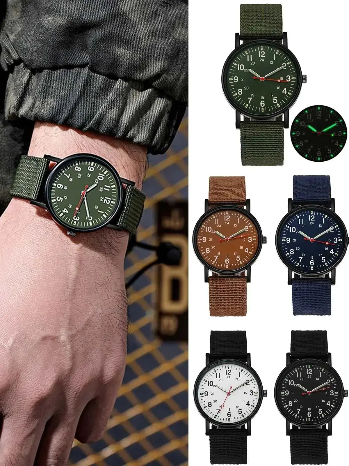 vastara s nylon es army military calendar date relogio masculino reloj hombre watch 7 - modern unisex timepiece with