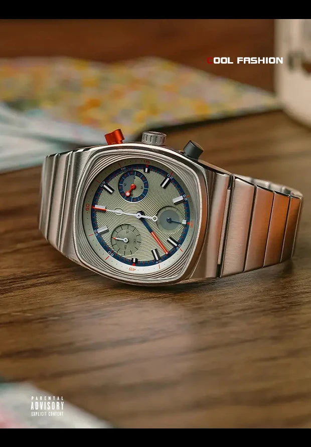 vastara square 's niche light 's -end 's trendy watch 10 - modern unisex timepiece with stainless steel (USA)