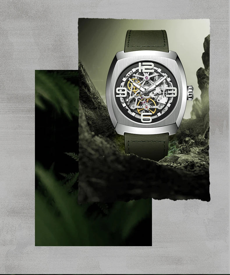 Seagull Men's Mechanical Watches MM Skeleton Dial - Product Image 10