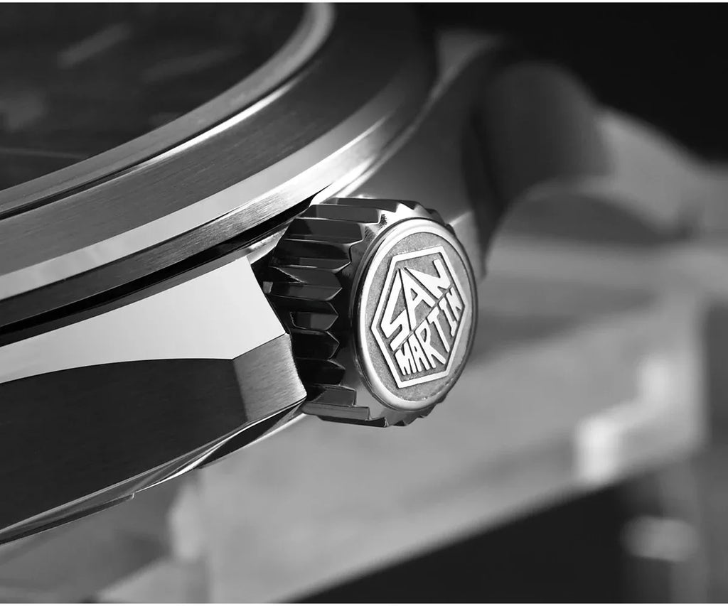 San Martin SN mm Guilloche MOP Dial Gada Watch - Product Image 10