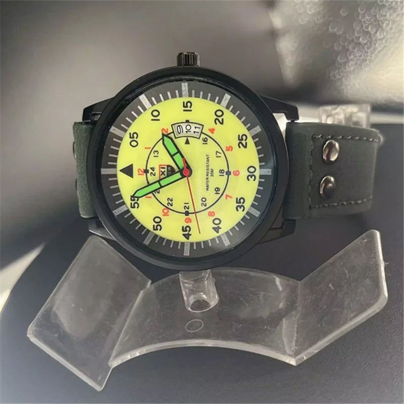 VASTARA vastara reloj hombre xinew es for leather band simple sports date wristes relogios masculinos genuine leather with