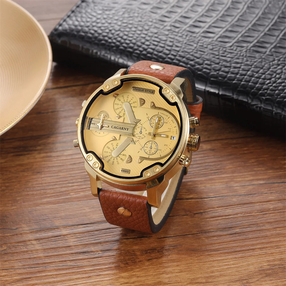 vastara cool big dial es for - genuine leather genuine leather design watch 32 - classic unisex timepiece with stainless