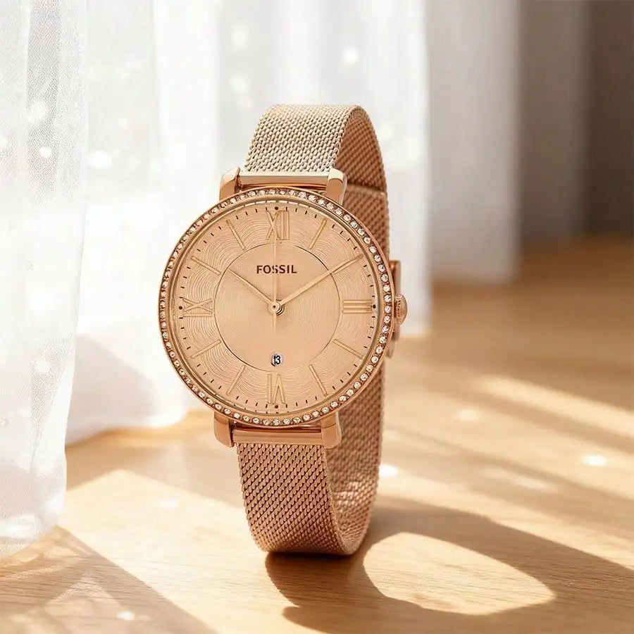 unisex casual watch vastara - fossil woman watches three-pointer quartz watches - daily wear timepiece with neutral dial