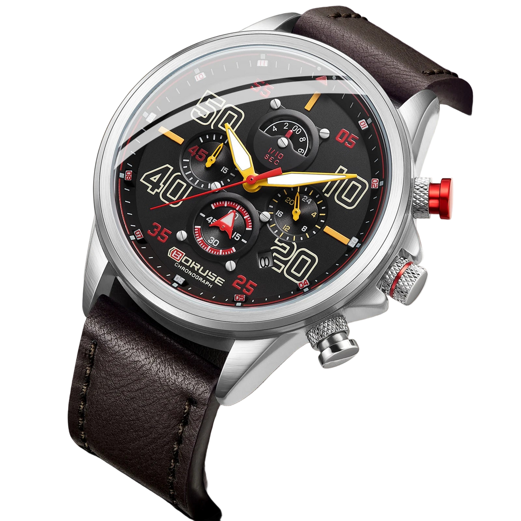 VASTARA vastara fashion mens sports watches luxury men business unisex timepiece - chronograph stainless steel watch (USA)