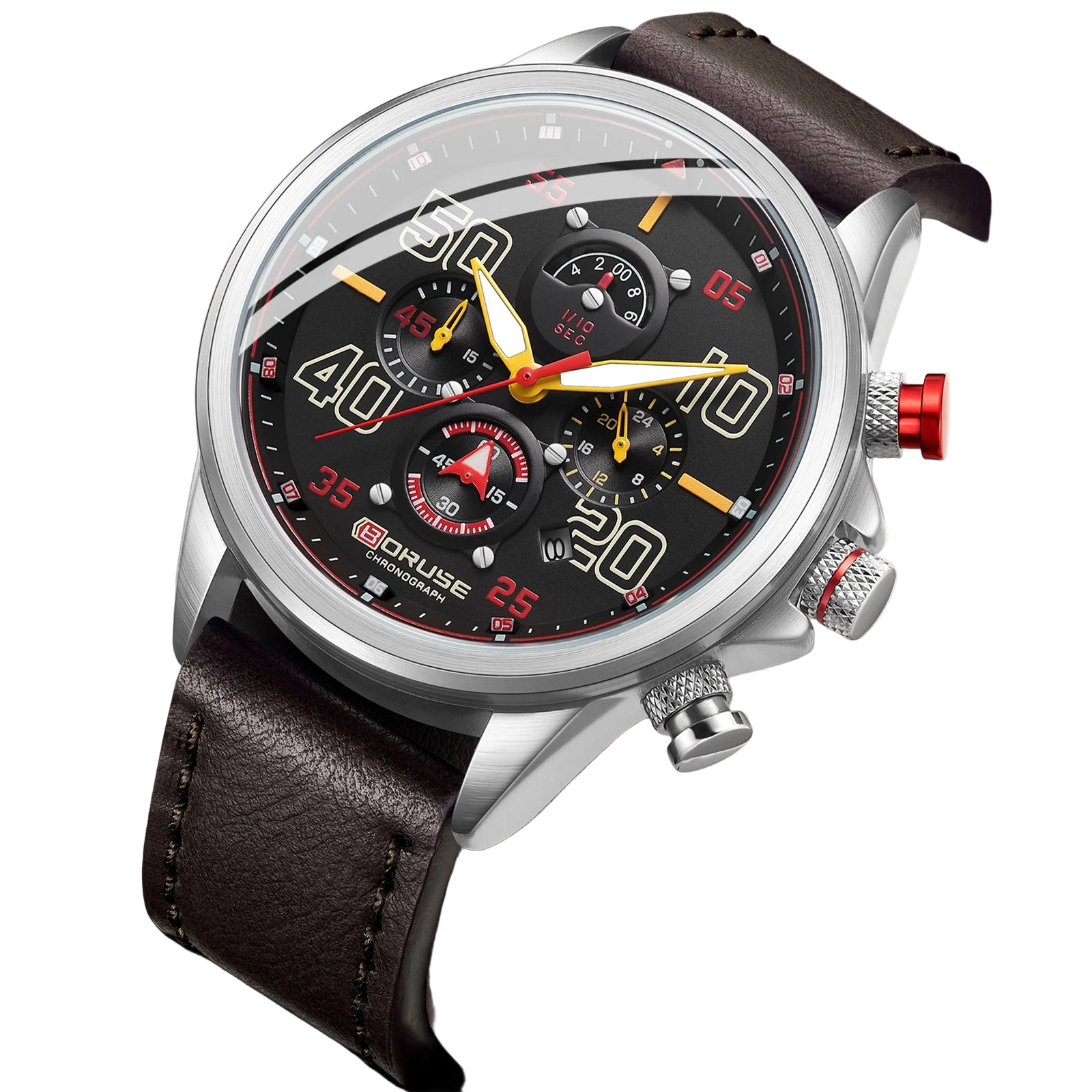 VASTARA vastara fashion mens sports watches luxury men business unisex timepiece - chronograph stainless steel watch (USA)