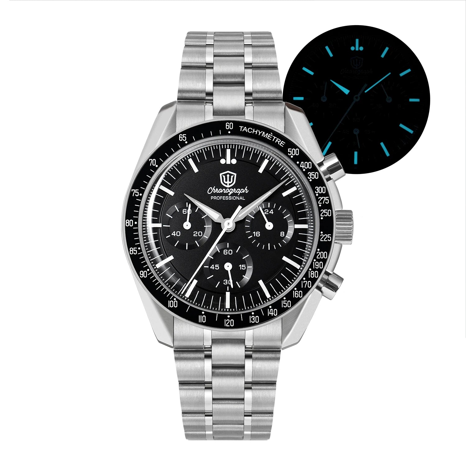 vastara chronograph sapphire dives wd1863 multifunctional chronograph vk63 bubble sapphirewaterproof reloj watch 24 -