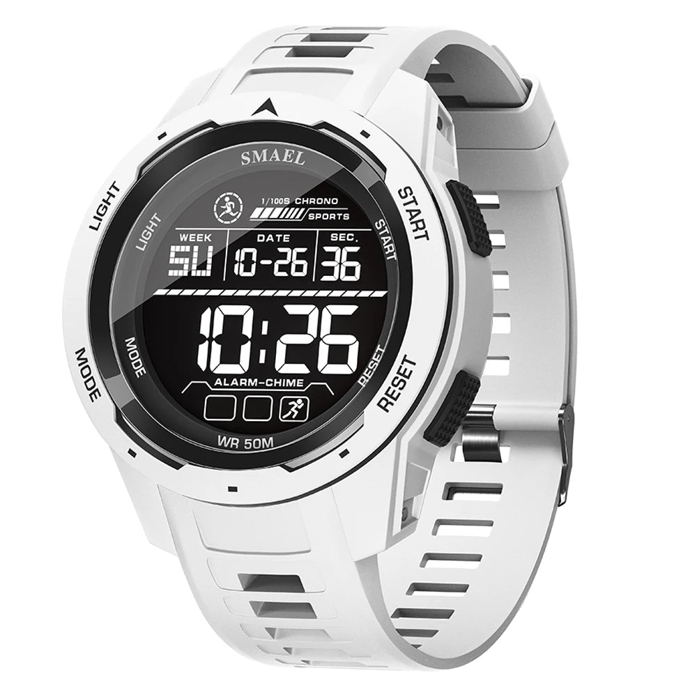 vastara smael 8105 digital es sports led wristes 's 50m digital light stop for watch 36 - sports unisex timepiece with
