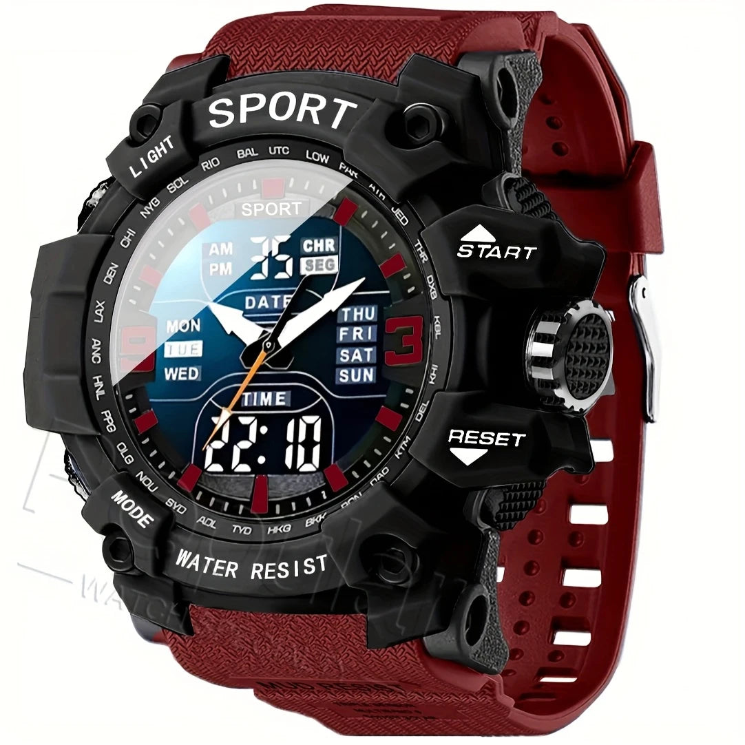 vastara 's and 's sports es, tactical hands, large dial,, illuminated timer, alarm clock watch 8 - sports unisex timepiece
