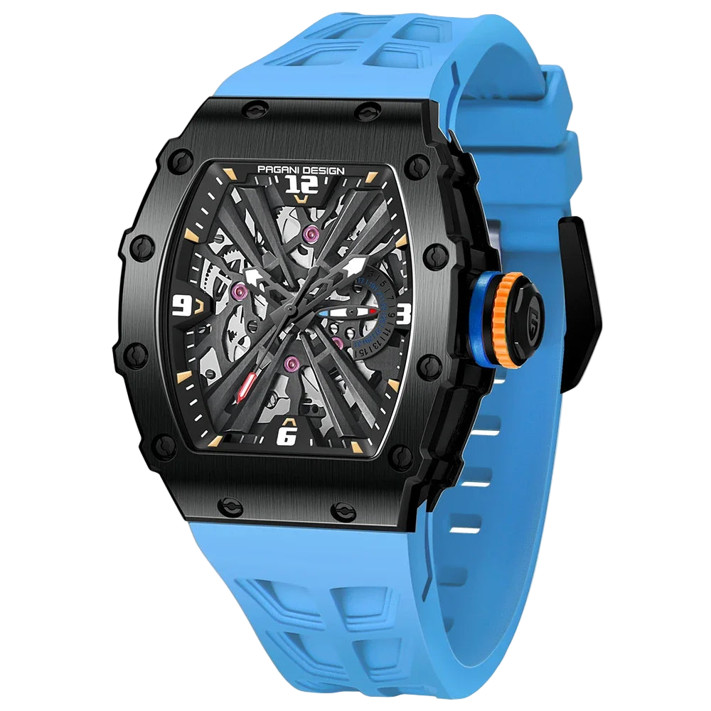 vastara - titanedge tonneau quartz watch watch 19 - casual unisex timepiece with chronograph (USA)