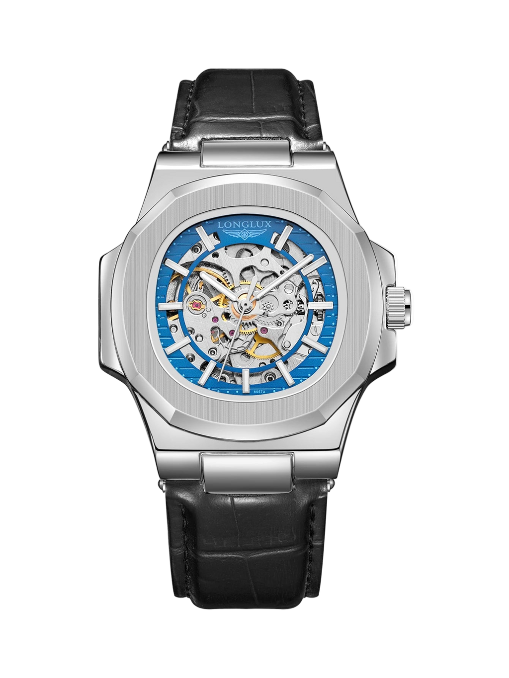 vastara - shadowcore skeleton automatic watch watch detail - mechanical movement, waterproof, waterproof casual design (USA)