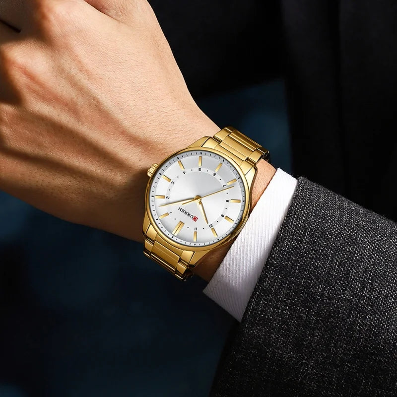 vastara 8430 classic 's luminous stainless steel business and leisure 's reloj hombre watch 6 - business unisex timepiece