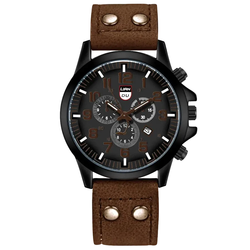 vastara sport wrist es leather strap army military for relogio masculino clock watch 54 - modern unisex timepiece with