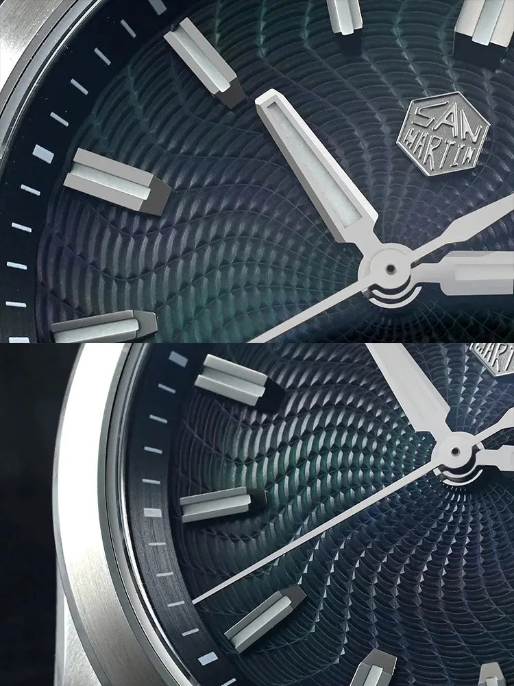 San Martin SN mm Guilloche MOP Dial Gada Watch - Product Image 4